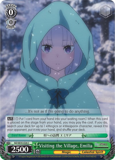 Visitando el pueblo de Emilia (RZ/SE35-E26 C) [Re:ZERO: The Frozen Bond] 