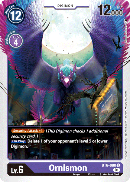 Ornismon [BT6-080] [Doble Diamante] 