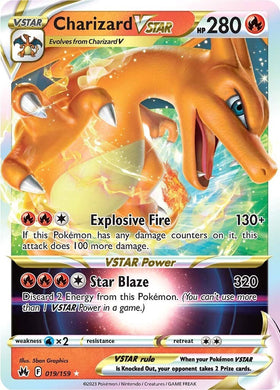 Charizard VSTAR (019/159) [Espada y escudo: Corona Zenith] 