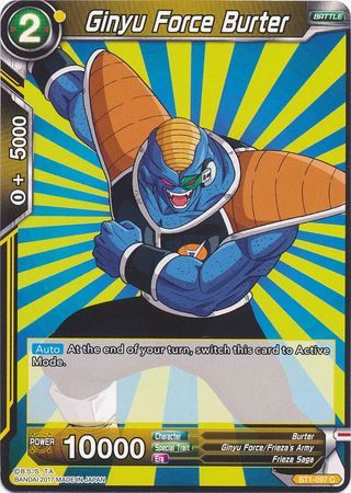 Burter de la Fuerza Ginyu (BT1-097) [Batalla Galáctica] 