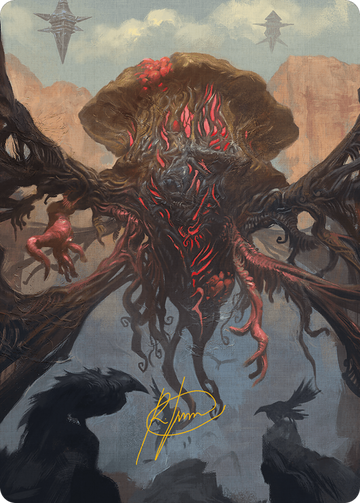 Tarjeta de arte de Behemoth de inversión (firma estampada en dorado) [Serie de arte Modern Horizons 3] 