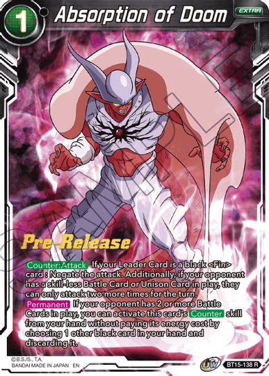 Absorción de la perdición (BT15-138) [Promociones previas al lanzamiento de Saiyan Showdown] 
