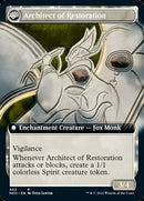 The Restoration of Eiganjo // Architect of Restoration (Extended Art) [Kamigawa: Neon Dynasty]-2