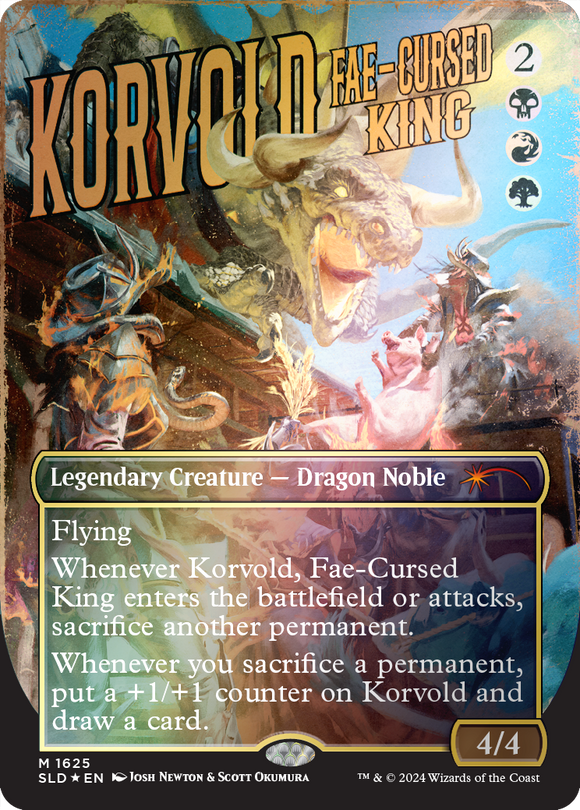 Korvold, rey maldito por las hadas (arcoíris) [Serie Secret Lair Drop] 
