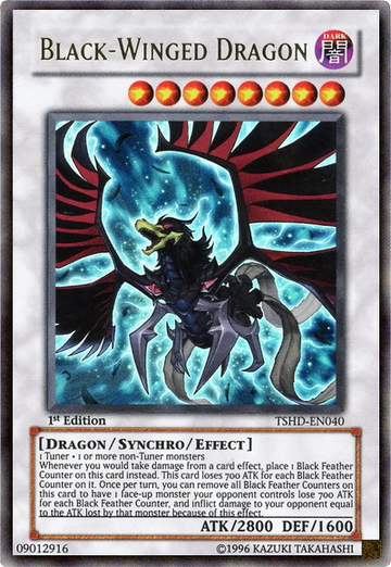 Dragón de alas negras [TSHD-EN040] Ultra raro 