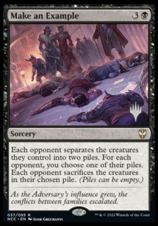 Haz un ejemplo (paquete promocional) [Promociones de Commander de Streets of New Capenna] 