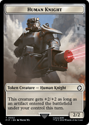 Human Knight // Copy Double-Sided Token [Fallout Tokens]-1