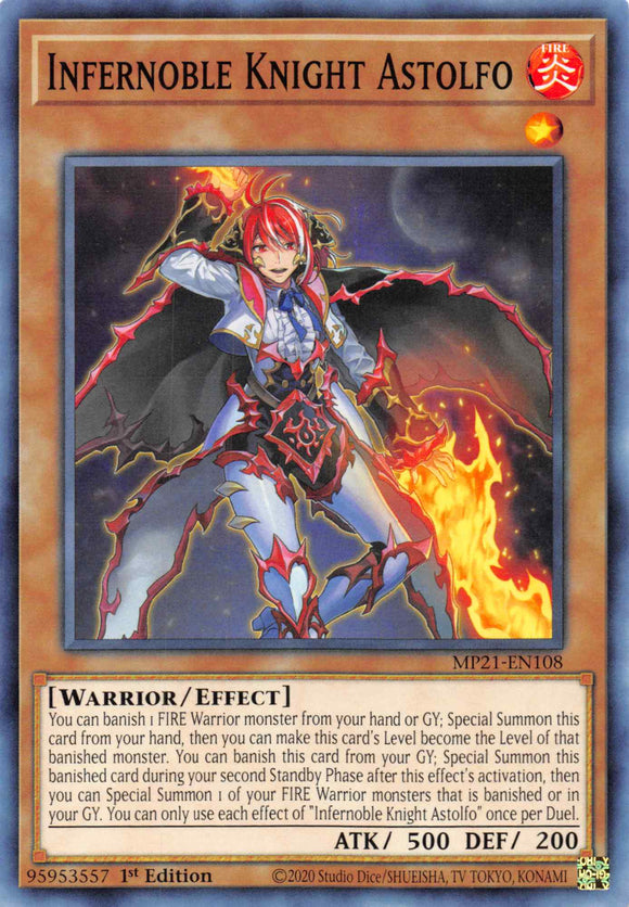 Caballero Infernoble Astolfo [MP21-EN108] Común 
