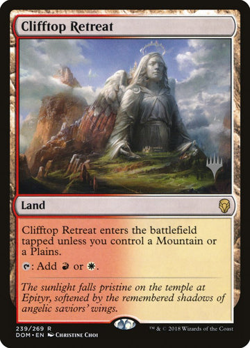 Retiro en lo alto de un acantilado (paquete promocional) [Dominaria Promos] 