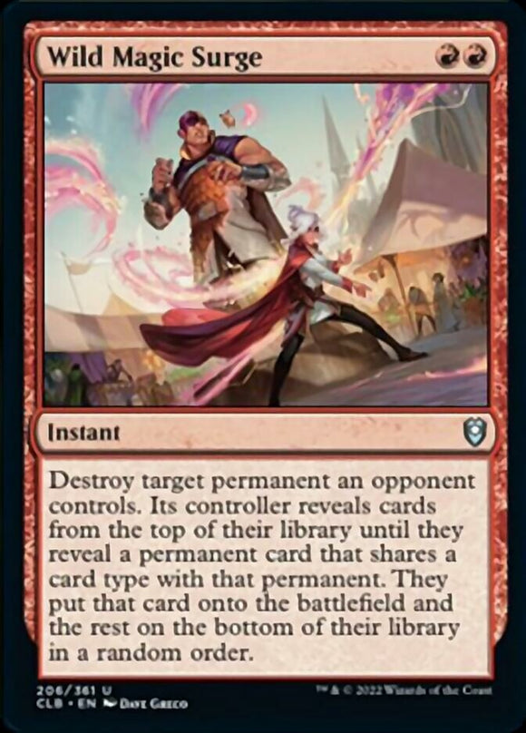 Oleada de magia salvaje [Commander Legends: Battle for Baldur's Gate] 
