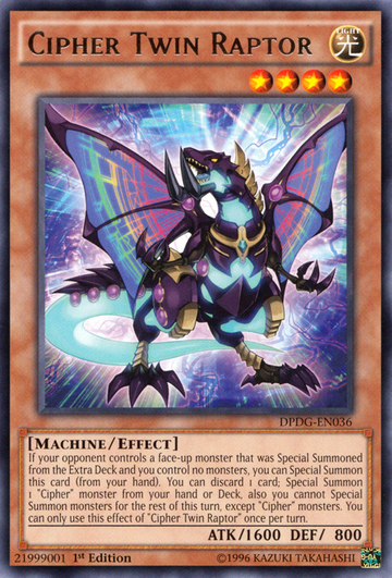 Raptor gemelo cifrado [DPDG-EN036] Raro 