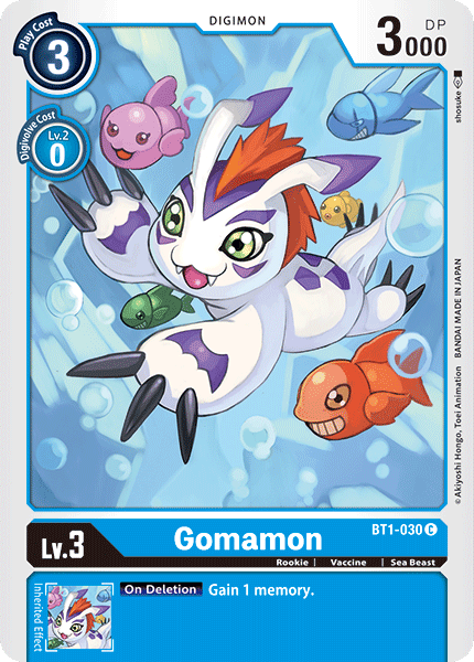Gomamon [BT1-030] [Lanzamiento de la versión especial Booster 1.0] 