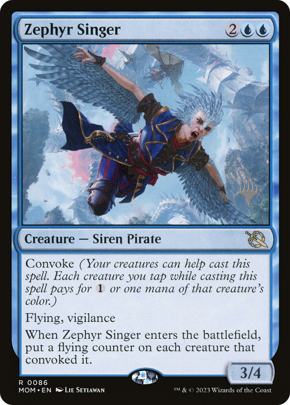 Zephyr Singer (paquete promocional) [Promociones de March of the Machine] 