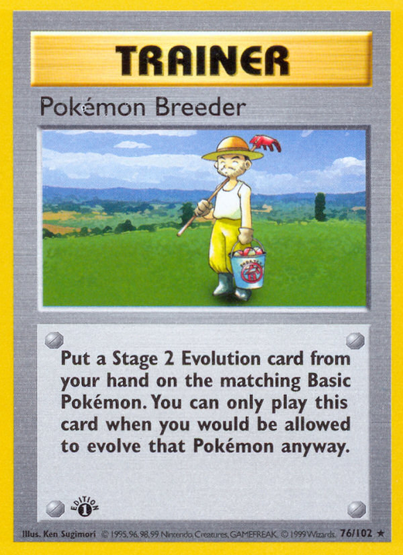 Criador de Pokémon (76/102) (Shadowless) [Conjunto básico 1.ª edición] 