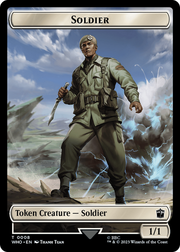 Copy // Soldier Double-Sided Token [Doctor Who Tokens] - 0