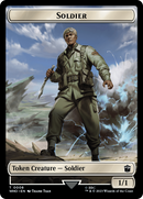 Soldier // Cyberman Double-Sided Token [Doctor Who Tokens]-1