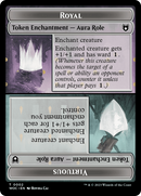 Copy // Royal Role / Virtuous Role Double-Sided Token [Wilds of Eldraine Commander Tokens]-2