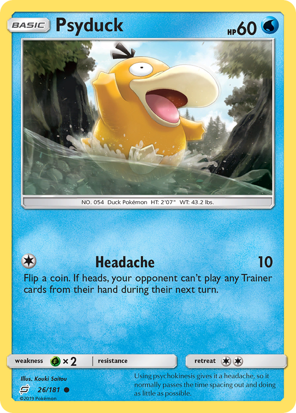 Psyduck (26/181) [Sol y Luna: Trabajan juntos] 