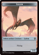 Golem (0013) // Nalaar Aetherjet Double-Sided Token [Aetherdrift Tokens]-1