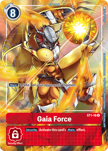 Gaia Force [ST1-16] (Tamer's Evolution Box) [Mazo de inicio: Promociones de Gaia Red] 