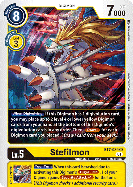 Stefilmon [BT7-039] [Próxima aventura] 