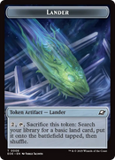 Human Soldier // Lander (0008) Double-Sided Token [Edge of Eternities Tokens]-2