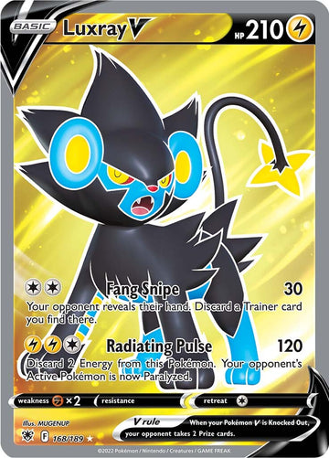 Luxray V (168/189) [Espada y escudo: resplandor astral] 