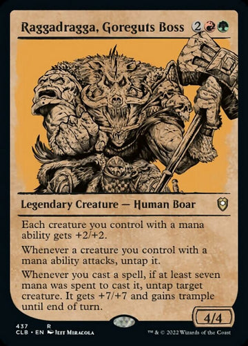 Raggadragga, jefe de Goreguts (escaparate) [Commander Legends: Battle for Baldur's Gate] 