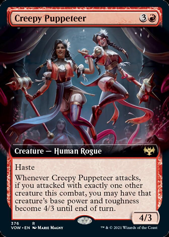 Titiritero espeluznante (ilustración ampliada) [Innistrad: Crimson Vow] 