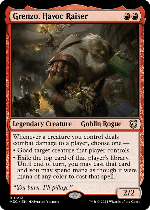 Grenzo, el creador del caos [Comandante de Modern Horizons 3] 