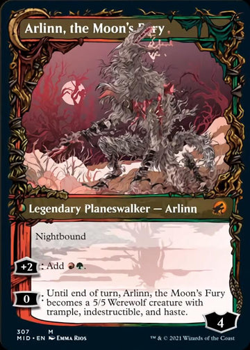 Arlinn, the Pack's Hope // Arlinn, the Moon's Fury (Showcase Equinox) [Innistrad: Midnight Hunt] - 0