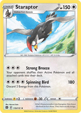 Staraptor (119/172) [Espada y escudo: estrellas brillantes] 