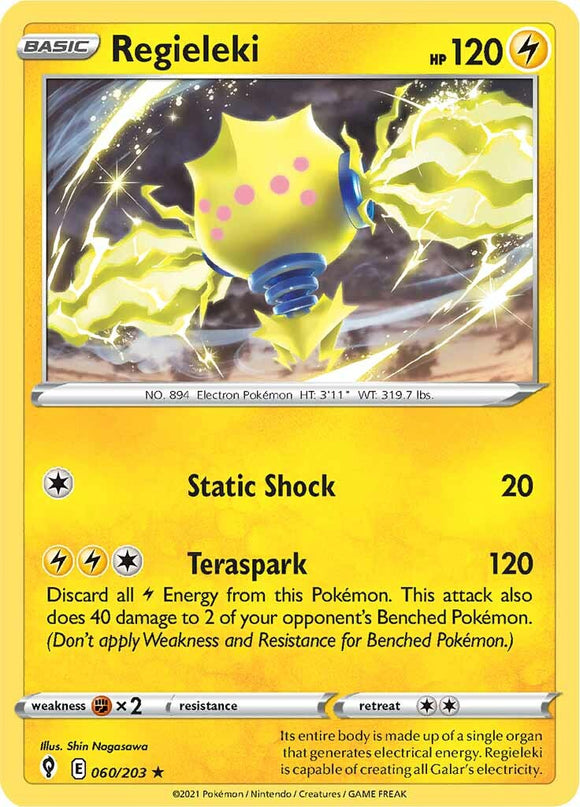 Regieleki (060/203) (Exclusivo del mazo temático) [Sword &amp; Shield: Evolving Skies] 