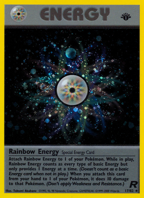 Energía arcoíris (17/82) [Equipo Rocket 1.ª edición] 