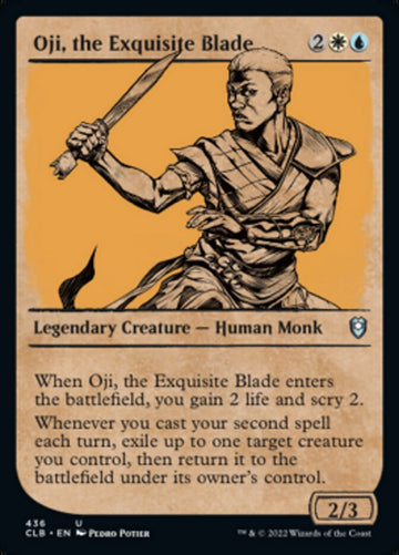 Oji, la espada exquisita (Escaparate) [Commander Legends: Battle for Baldur's Gate] 