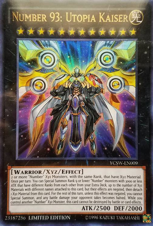 Número 93: Utopia Kaiser [YCSW-EN009] Ultra Raro 
