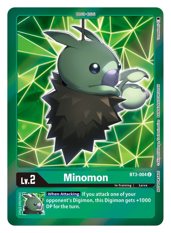 Minomon [BT3-004] (Paquete de evento 2) [Lanzamiento de la versión especial de refuerzo 1.5] 