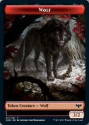 Wolf (011) // Human (010) Double-Sided Token [Innistrad: Crimson Vow Tokens]-1