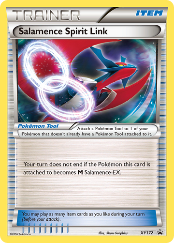 Enlace espiritual de Salamence (XY172) [XY: Black Star Promos] 