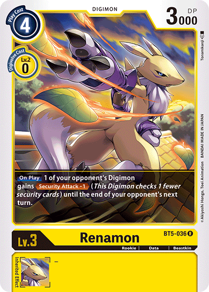 Renamon [BT5-036] [Batalla de Omni] 