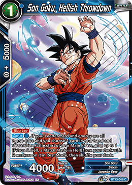 Son Goku, Hellish Throwdown (Común) (BT13-056) [Rivalidad suprema] 