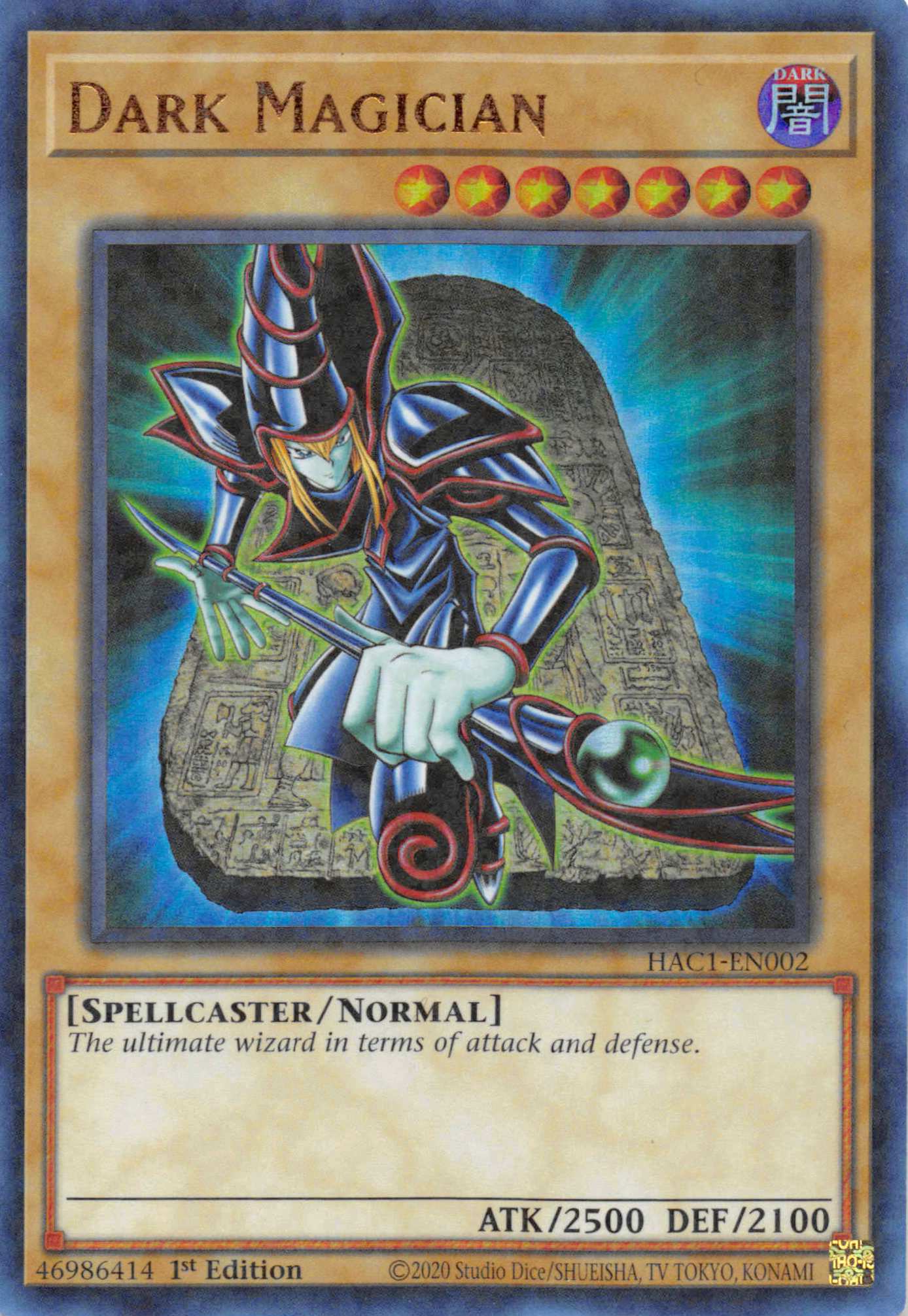 yugioh parallel rare cards Dark Magician (Duel Terminal) [HAC1-EN002] Parallel Rare