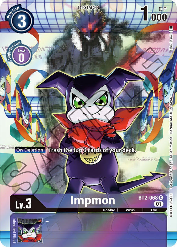 Impmon [BT2-068] (Conjunto de cartas del Tamer 1) [Lanzamiento de cartas especiales de refuerzo] 