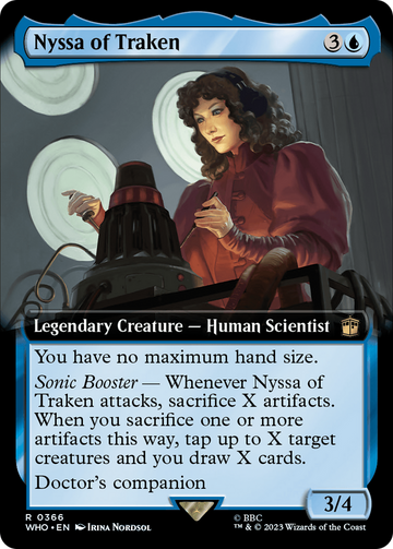Nyssa de Traken (ilustración ampliada) [Doctor Who] 