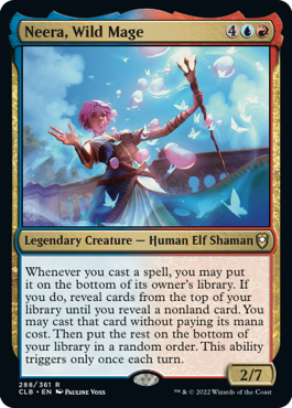 Neera, maga salvaje [Commander Legends: Battle for Baldur's Gate] 
