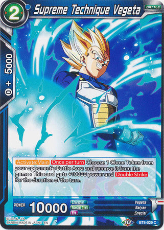 Técnica suprema Vegeta (BT8-029) [Maquinaciones maliciosas] 