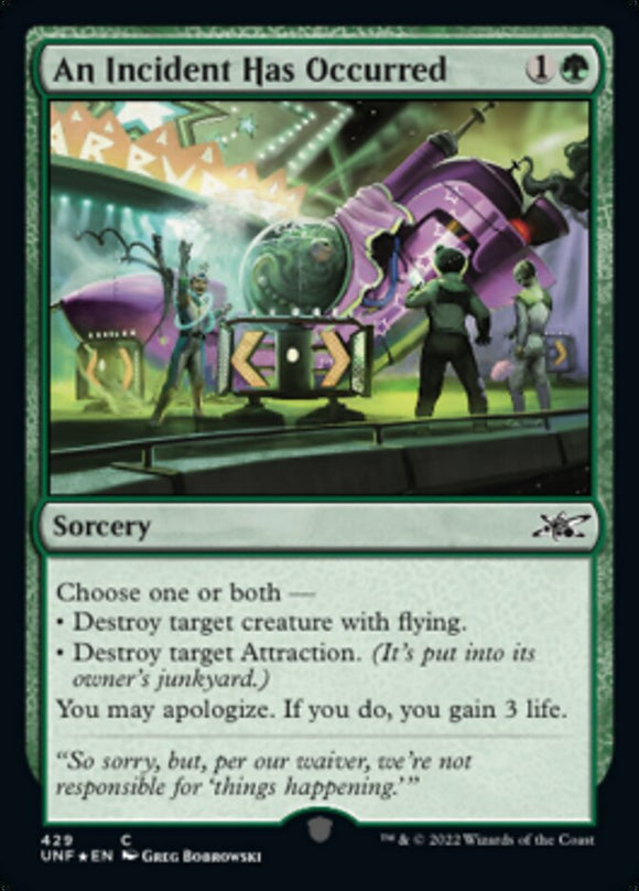 Ha ocurrido un incidente (Galaxy Foil) [Unfinity] 