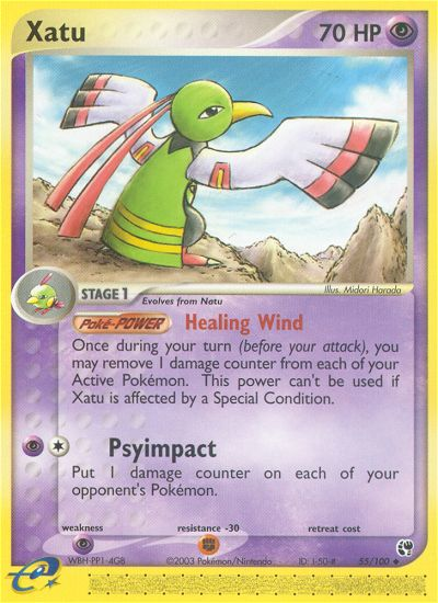 Xatu (55/100) [EX: Tormenta de arena] 