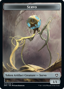 Servo // Construct (005) Double-Sided Token [The Brothers' War Commander Tokens]-1