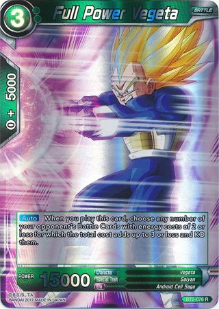 Vegeta de máxima potencia (BT2-076) [Union Force] 